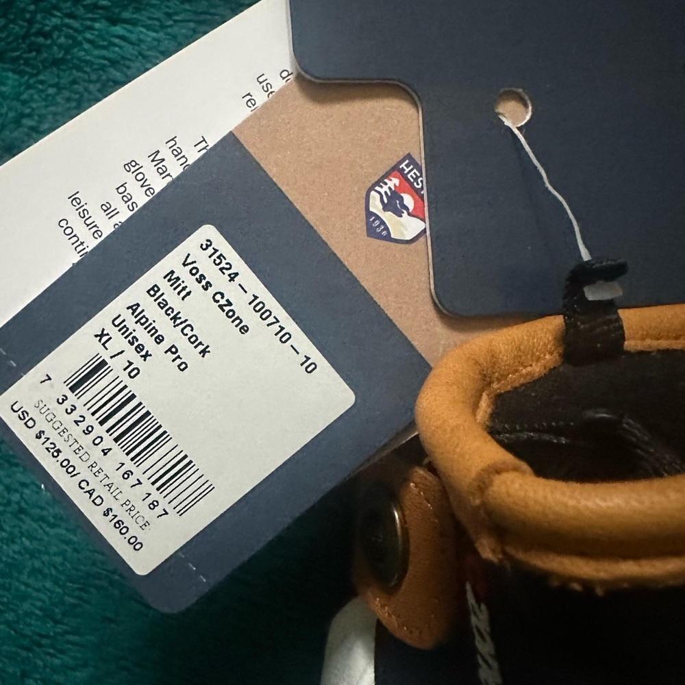 Hestra MITTENS - (size XL or size 10) NWT Leather - Picture 2 of 2